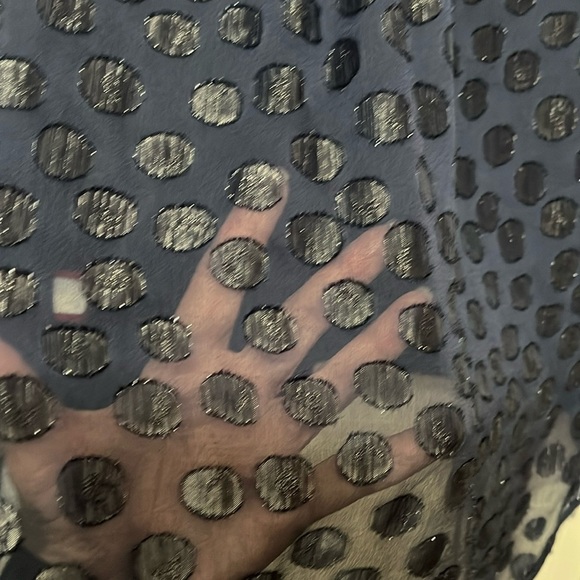 Jennifer Lopez faux tummy wrap Sheer Top XL - Picture 10 of 11